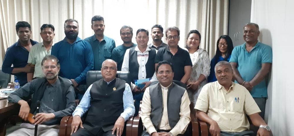 Some of the attendees during the interfaith gathering organised by Peace Channel and NEISSR at Hotel Jal Mahal, Dimapur on March 10.